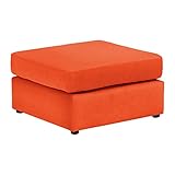 arne オットマン スツール 椅子 腰掛け 1人掛け 1人用 チェアー 布張り ファブリック Neru sofa ot Z32 ソフィア生地 ウォームオレンジ