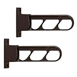 ナスタ(NASTA) 屋外アルミ物干金物 KS-DA307AB-DB ショートタイプ ダークブロンズ 奥行30cm 2個入