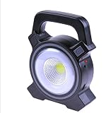 户外照明灯 探照灯 耐久性の灯　usb充電式　35W COB LEDランプ　屋外の庭や広場やの建設やコンサートや倉庫や車両たり　利用します (Grey)