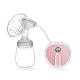 [ニューバージョン 2017]電動搾乳器、片側電動ポンプ　快適な母乳育児　乳首付きの電動搾乳器　吸引 & マッサージ2つのモードがある　赤ちゃんが母乳を吸うリズムを模倣する