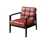 木肘レトロソファ【arttic】アーティック 1P キャメルブラウン