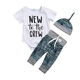 森の日和可愛い子供服ロンパース おしゃれなベビー服0-18ヶ月新生児４サイズ三点セット (70CM（0-6月）)