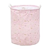 家庭用折りたたみランドリーバスケットストレージバッグ洗濯籠/バスケット猫ピンク