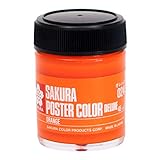サクラクレパス 絵の具 ポスターカラーDX 45ml オレンジ PWD45ML#024