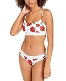 [カルバンクライン] CK ONE シーケーワン Cotton Unlined Charming Roses チャーミング ローズ ブラ・ショーツ 上下セット (M) [並行輸入品]