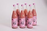 米麹 甘酒 三崎屋醸造 人気 ストレート甘酒 桜 740g×6本 あまざけ 紅麹 桜色の甘酒 ...