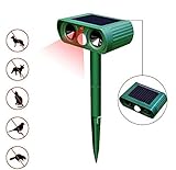 猫よけ 動物撃退器 猫よけ 犬よけ 超音波 ソーラー充電式 猫 犬 鼠 鳥などの対策に ＩＰＸ４防水 庭の清潔 保護 農作物の保護 簡単設置