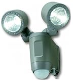 IQジャパン バッテリーLEDセンサライト  超高輝度1WLED2灯タイプ LB-2(シルバーグレー)