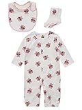 (マイファーストヒステリック) MY FIRST HYSTERIC オーガニックコットン Teddy mini candy dots総柄 2wayオール＋スタイ＋ソックスセット ホワイト