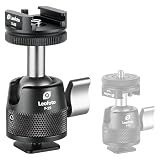 LEOFOTO F-19 ミニ19mm ロングネックボールヘッド コールドシュー付き / 1/4インチマウント