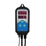 INKBIRD ITC-306T デジタル温度調節器 加熱のみ AC 100~240V,1200W ご家庭での醸造、水槽、ペットの飼育、孵化、BBQ、育苗、地面の熱、ヒートポンプの一定の温度サイクル、