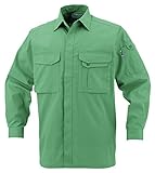 CO-COS コーコス 製品制電長袖シャツ J-568 グリーン EL