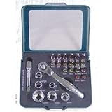 SIGNET(シグネット） 1/4"DRスプラインタイプソケット&1/4"HEXビットセット 22037
