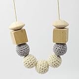 木育 ナージングネックレス ネックレス 赤ちゃんのおもちゃ 授乳ネックレス 歯固め おしゃぶり 知育玩具 ママ授乳ジュエリー?[BPAフリー?][食品レベル]