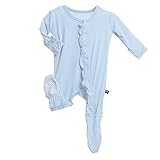 KicKee Pants ベビー服 女の子用 フリル付き US サイズ: 3-6 Months カラー: ブルー