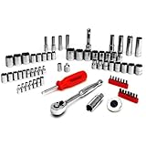 Powerbuilt 646546 SAE and Metric Mechanics Tool Set 71 Piece [並行輸入品]