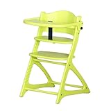 大和屋 マテルナEU テーブル&ガードタイプ イエローグリーン 5504 デザイン性と安全性を兼ね備えた世界モデルのベビーチェア
