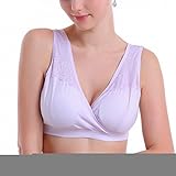 Ancdream マタニティブラジャー　授乳兼用　妊娠中、妊婦の方にすすめ (XXL, ピンク)