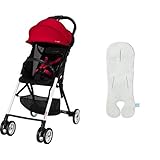 【セット買い】コンビ Combi ベビーカー F2 AF フレイムレッド(RD)+1秒タオル マルチフィットシート QJ グレー