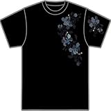 和柄Tシャツ唐草 黒 3L 3L