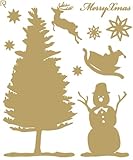 マイサ ハル インテリアステッカー クリスマス スモールサイズ パレアベージュ