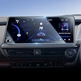 Lamicall トヨタ プリウス60系専用 ナビ保護ガラスフィルム 12.3インチ 1:1高精度カット プリウスPHEV 高透過率 9H強化ガラス フィルム 傷防止 高感度タッチ 撥水撥油 液晶保護フィルム 耐衝撃 反射防止 画面保護シート 自己吸着 貼付け簡単 スクリーン プロテクター カーナビ アクセサリー