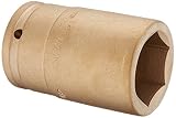 Ampco Safety Tools DWI-3/4D1-1/2 Socket, Deep Well Impact, Non-Sparking, Non-Magnetic, Corrosion Res
