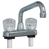 LASCO 07-0960 Laundry Tub Faucet with Two Handles, Chrome Finish by LASCO