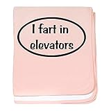 CafePress – Ifart in Ovalエレベータ – スーパーソフトベビー毛布、新生児おくるみ ピンク 05611915406832E