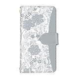 スマ通 いphone16Plus 対応 ケース 手帳 スマホかばー カードポケット あり くすみ花柄バイカラー スタンド付き ストラップホール マグネット カワイイ アイフォン シックスティーン プラス用 16 Plus (C.) d0349cd