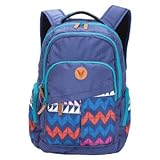 Bondka Backpack Navy Chevron by Bondka