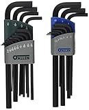 Allen 56609G 22-Key SAE/Metric Long Arm Hex Key Set [並行輸入品]