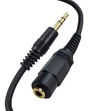 フジパーツ 3.5mm ステレオミニプラグ延長ケーブル 1.5m (オス・メス) オーディオケーブル 1.5m FVC-329A