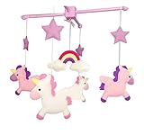 ベビーベッド用DIY保育園、携帯電話、ピンクのベビーモバイル、縫製が必要