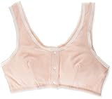 アメジスト 前開きブラ ボーダーピンク Mサイズ