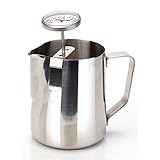 LuxBene(TM)ステンレス鋼のコーヒー牛乳計エスプレッソ泡立て温度計キッチンカフェクラフトツールtermometro