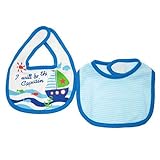 お買い得!![ベビービブ]スタイ2枚セット/ヨット ブルー かわいい 21×14cm 赤ちゃん雑貨 グッズ 通販