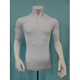 大きいサイズ半袖U首 13-801 ホワイト 4L(2枚組)