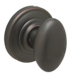 Schlage Siena Passageノブ、Andoverローズ、Aged Bronze