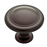 Franklin Brass P35597K-OB3-C, 1-1/4 inch (32Mm) Round Ringed Kitchen Cabinet Drawer Knob, Oil Rubbed