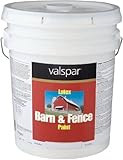 Valspar 3121 – 10バーンとフェンスラテックスペイント、1-gallon、レッド 5 Gallon 18-3125-10 5GL 1