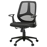 オフィスコム メッシュチェア 肘付き シンクロロッキング コレガ2 幅615×奥行600×高さ890～985mm ブラック COLEGA2-A-BK