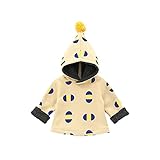 Pojour ベビー服 子供服 男の子 女の子 秋冬 防寒 厚いコート 裏毛 可愛いジャケット 厚手 長袖 暖かい 後ろジッパー付き ベビールームウェア 普段着 カジュアル 旅行 記念日 プレゼント 