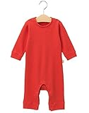 Angeliebe エンジェリーベ ベビー服 ワッフル ロンパース 新生児 赤ちゃん 60 ～ 70 オレンジ
