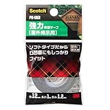 3M 両面テープ 強力 屋外掲示用 幅12mm 長さ1ｍ スコッチ PK-OKR
