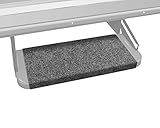 Prest-O-Fit 2-0313 Outrigger RV Step Rug Castle Gray 18 In. Wide [並行輸入品]