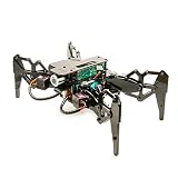 Adeept DarkPaw Bionic Quadruped Spider Robot Kit for Raspberry Pi 3 Model B+/B/2B, STEM Crawling Robot, OpenCV, Self-stabilizing based on MPU6050 Gyro Sensor, Raspberry Pi Robot with PDF Manual