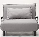 キャスター付きソファベッド ビータアクティブ グレー色