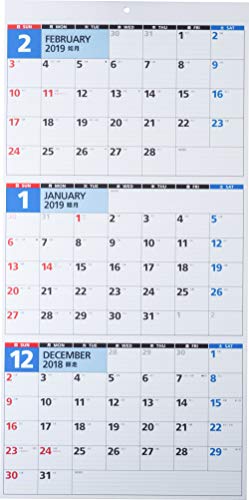 高橋 2019年 カレンダー 壁掛け 3ヶ月 A2変型 E5 高橋 2019年 カレンダー 壁掛け 3ヶ月 A2変型 E5