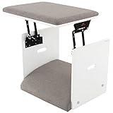 Bauhutte (バウヒュッテ) ソファプラス BLT-77-WH 昇降式 オットマン スツール テーブル